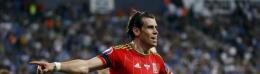 Wales’ Gareth Bale celebrates scoring a goal against Israel during their qualifying match