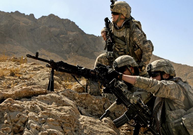 US soldiers operating in Afghanistan