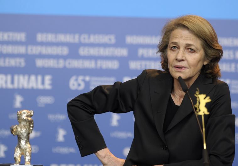 Actress Charlotte Rampling attends a news conference after receiving her Silver Bear for Best Actres