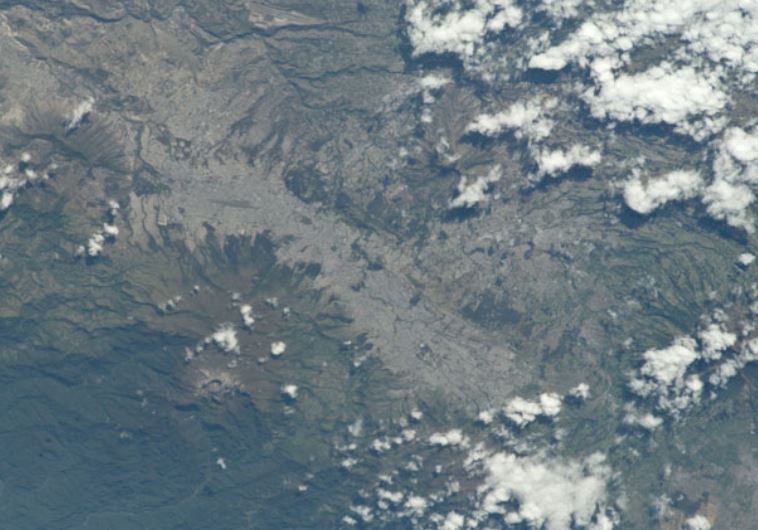 Astronaut Photo of Quito, Ecuador taken from the International Space Station (ISS) during Expedition