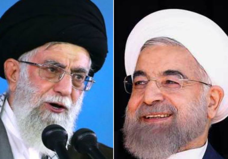 Supreme Leader Ayatollah Ali Khamenei and President Hassan Rouhani