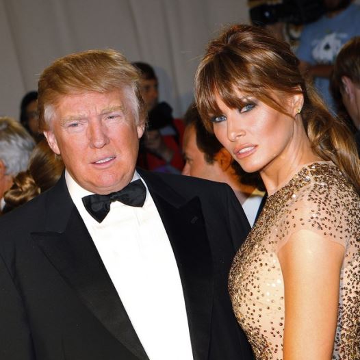 GOP presidential candidate Donald Trump and his wife, Melania