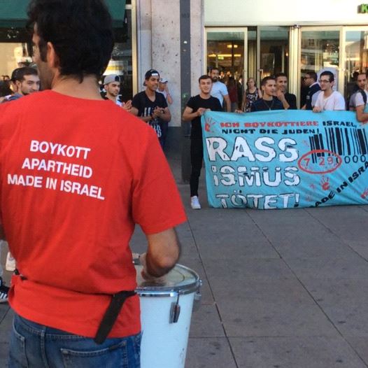 BDS activists in Berlin.