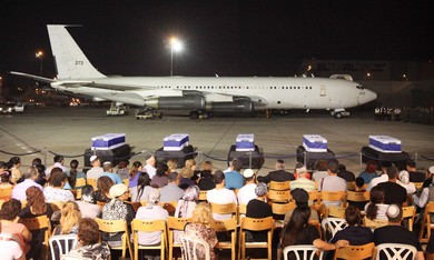 Israelis killed in Bulgaria arrive home