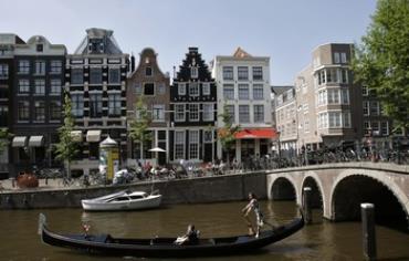 The canals of central Amsterdam
