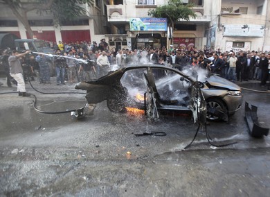 Car carrying Hamas commander Jabari hit by IDF