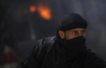 A fighter from the Islamist Syrian rebel group Jabhat al-Nusra