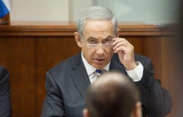 Prime Minister Binyamin Netanyahu attends the weekly cabinet meeting in Jerusalem, Sept. 1, 2013.