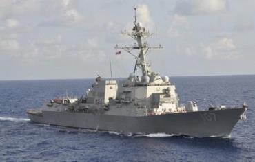 The Arleigh Burke-class guided-missile destroyer USS Gravely.