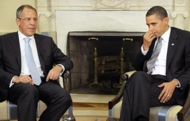 US President Barack Obama and Russian FM Sergei Lavrov [file]