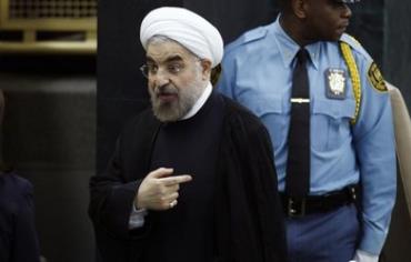 Iranian President Hassan Rouhani at the UN General Assembly, September 24, 2013.