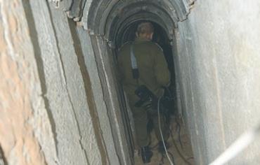 Tunnel leading from Gaza to Israel