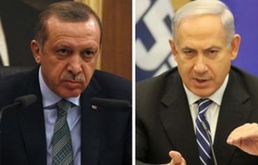 Prime Minister Binyamin Netanyahu and Turkish PM Recep Tayyip Erdogan