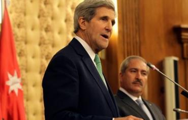 John Kerry at Amman press conference   