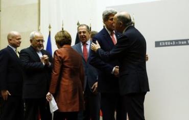 Iran nuclear talks  in Geneva November 24, 2013.