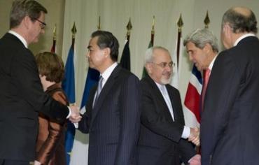 Iran nuclear talks  in Geneva November 24, 2013.