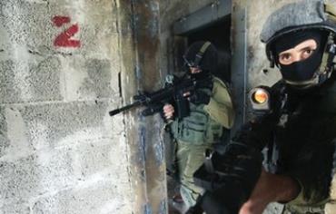 Counter-terrorism soldiers at the IDF’s Mitkan Adam base near Modi’in.