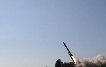 Handout picture shows Iranian supersonic ballistic missile [file]