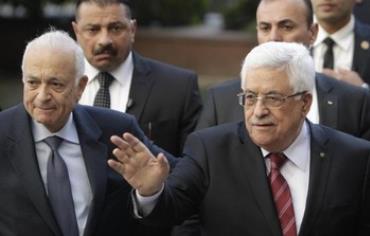 PA President Abbas and Arab League chief Nabil Elaraby