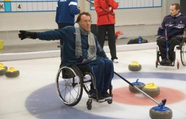 Israeli wheelchair curlers