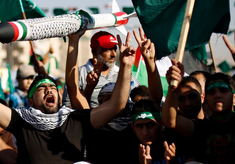 Muslim Brotherhood demonstration, Amman, August 8, 2014. 