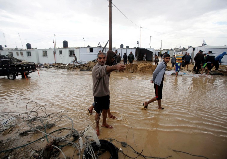 Flooding in Gaza over the weekend.