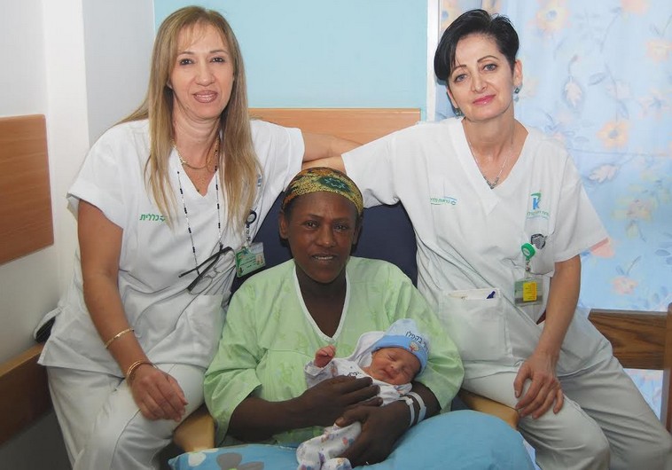 Former Ethiopian immigrant has baby at 56 at Kaplan Medical Center.