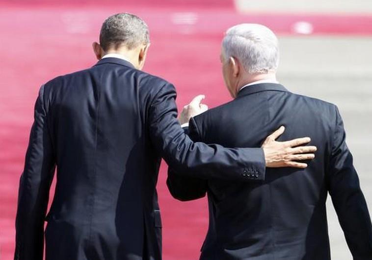 US President Barack Obama and Prime Minister Benjamin Netanyahu. 