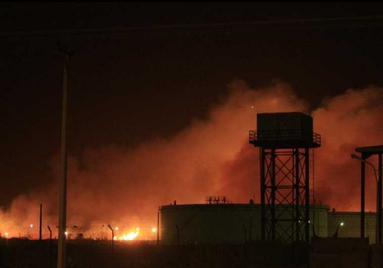 Fire engulfs the Yarmouk ammunition factory in Khartoum