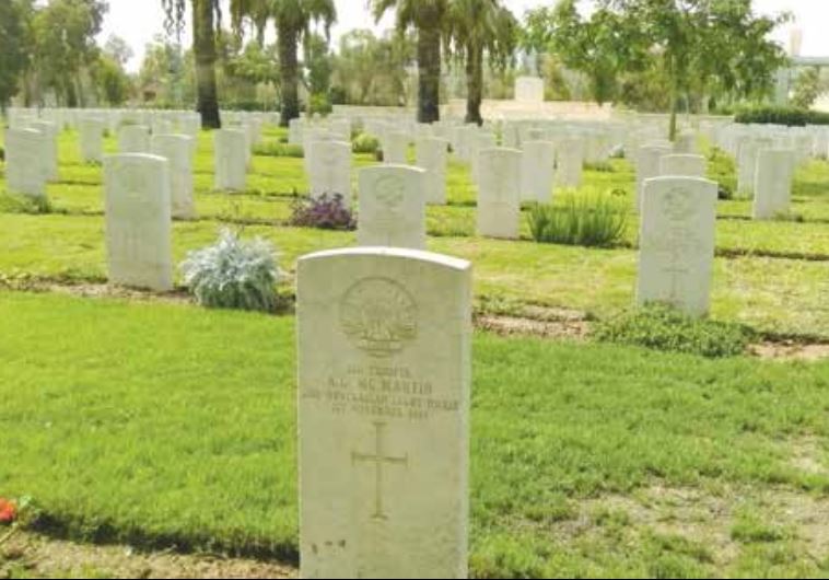 THE COMMONWEALTH WAR CEMETERY in Beersheba contains 1,241 graves of commonwealth soldiers 