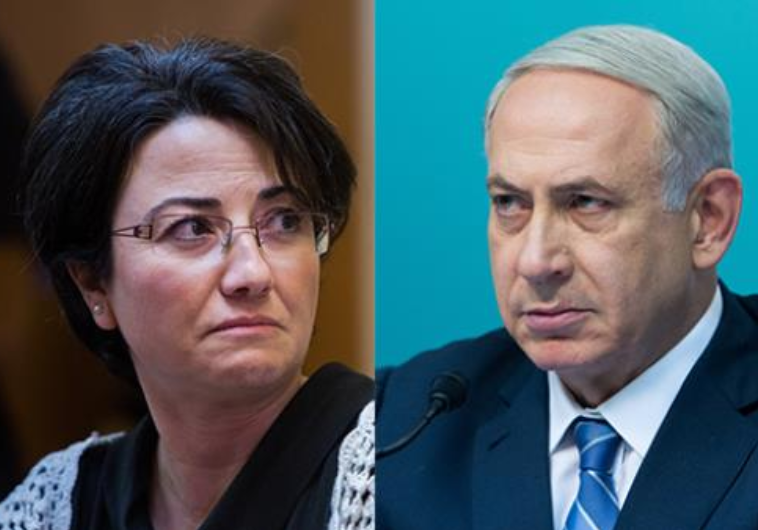 MK Haneen Zoabi and PM Benjamin Netanyahu