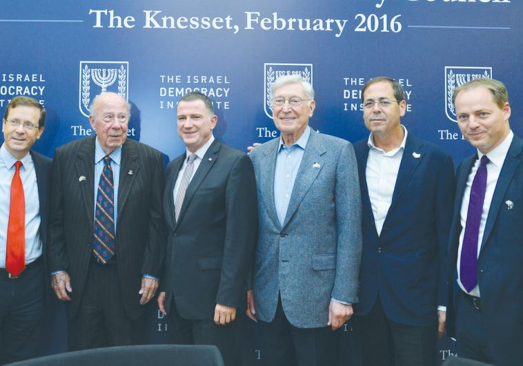 IDI’S INTERNATIONAL Advisory Council, led by its president, Yohanan Plesner (right), accompanied by 