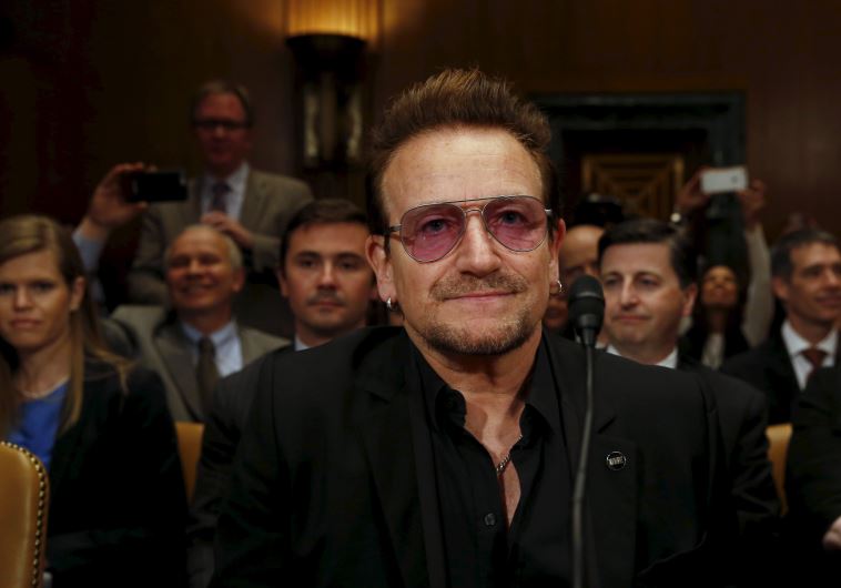 U2 lead singer Bono attends a Senate Appropriations State, Foreign Operations and Related Programs S