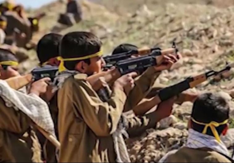 Iran regime produces video clip urging children to enlist in the Syria war