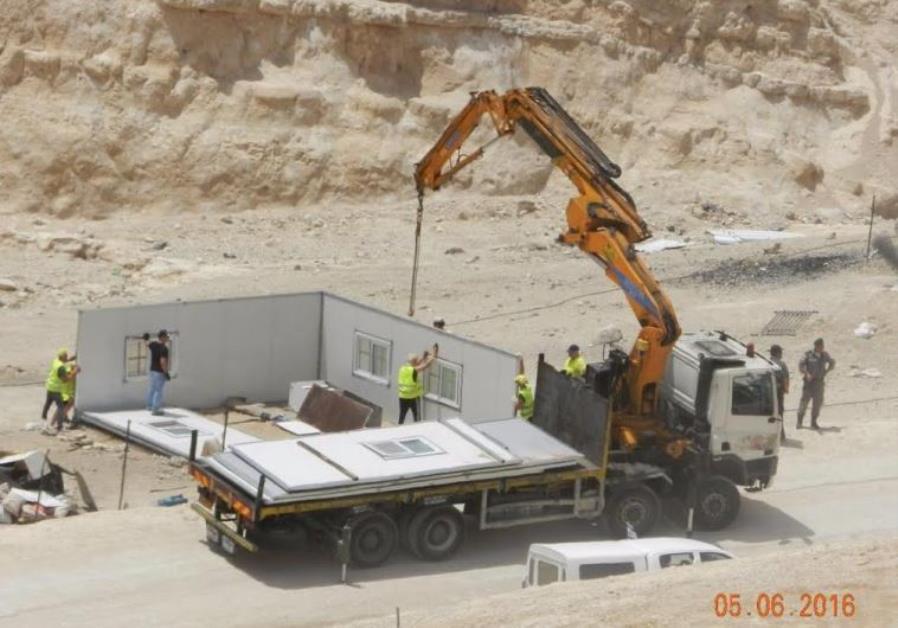 IDF demolishes 7 EU funded West Bank Beduin structures