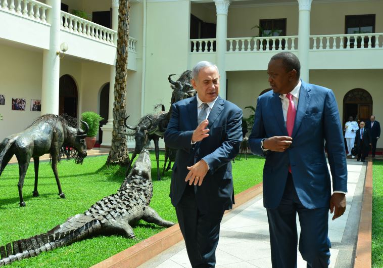 In Africa, Netanyahu talks of Kazakhstan trip