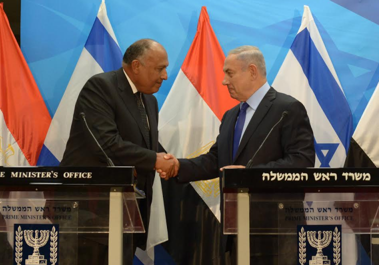 Prime Minister Netanyahu meets with Egypt's FM in Israel
