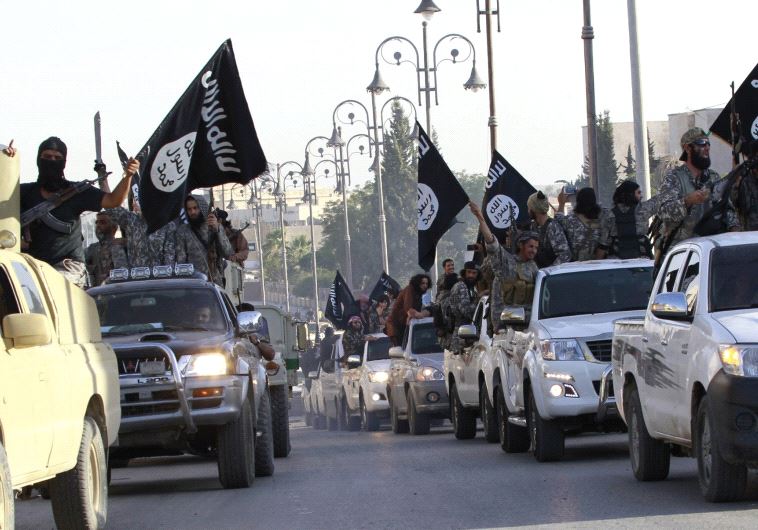 ISLAMIC STATE holds a parade in Raqqa, their capital, in June, 2014. Two years later, what has becom
