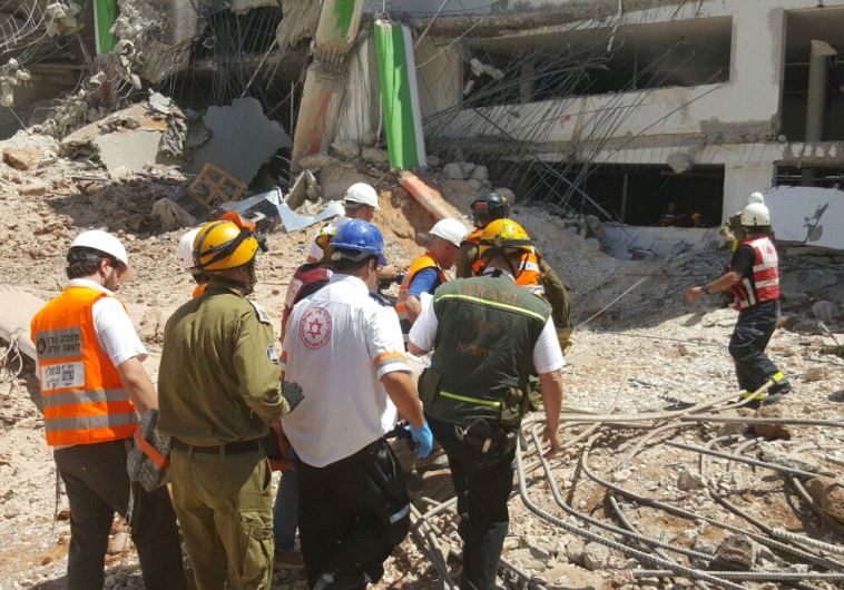 Israel building collapse