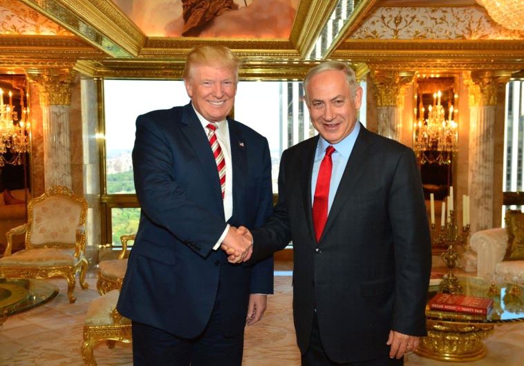 Donald Trump and Benjamin Netanyahu meet at the Trump tower