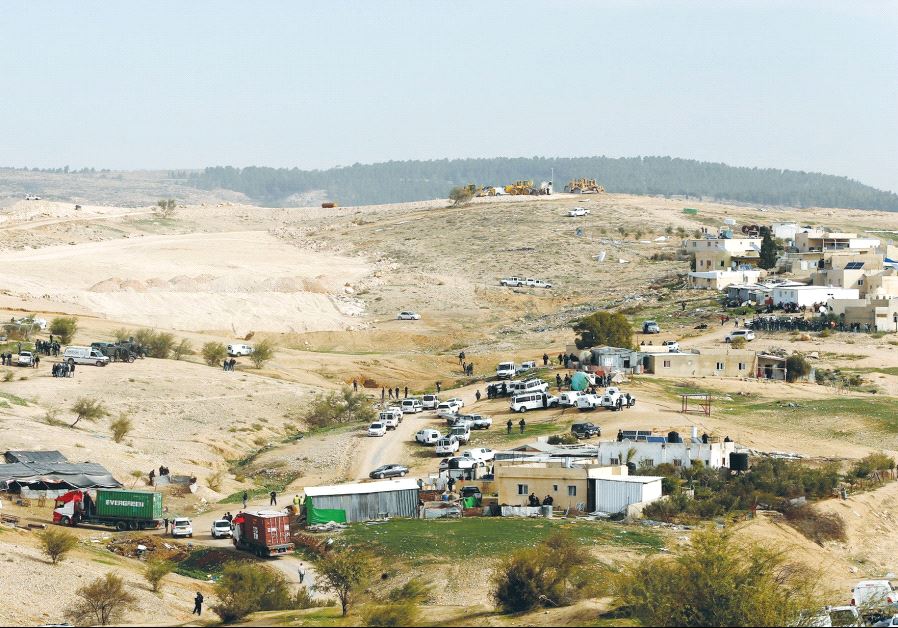A VIEW of Umm Al-Hiran, the Beduin village in the southern Negev Desert demolished by police last we