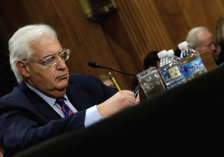 DAVID FRIEDMAN testifies before a Senate Foreign Relations Committee hearing on his nomination to be