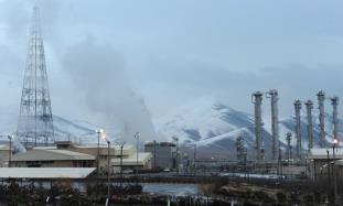 The Arak reactor, 190 kilometers southwest of Tehran