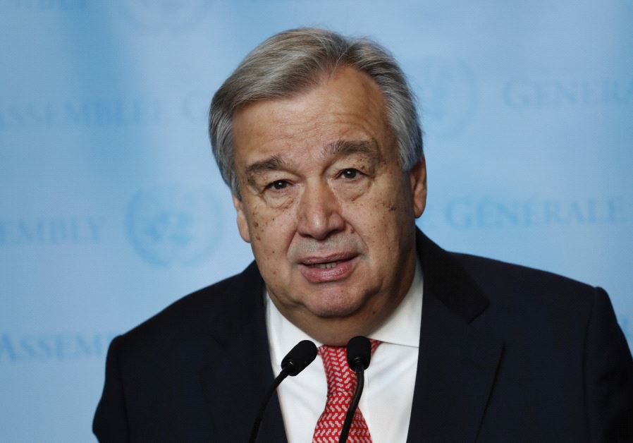 United Nations Secretary-General Antonio Guterres‏ (Reuters)