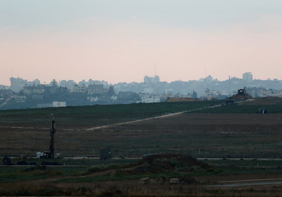 A general view shows the Israeli border with the Gaza Strip, as seen from the Israeli side (Reuters)