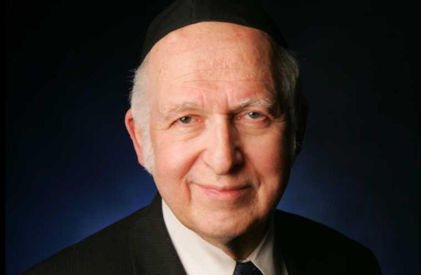 Rabbi Dr. Aharon Lichtenstein (photo credit: Wikimedia Commons)