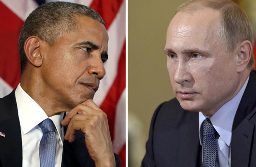 Obama and Putin (photo credit: REUTERS,JPOST STAFF)