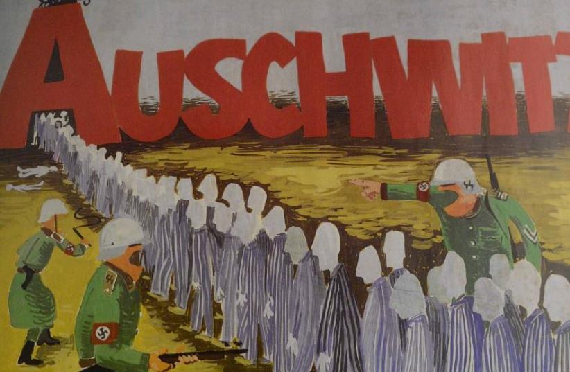 Artwork by Holocaust survivor Joseph Bau. (photo credit: MAGALI DRUSCOVICH)