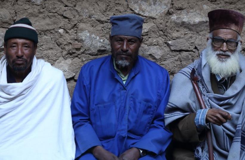 Elders of theBeta Israel community of North Shewa, Ethiopia  (photo credit: Courtesy)