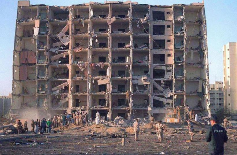 The Khobar Towers military complex in Saudi Arabia where a bombing killed 19 US servicemen in June 1996 (photo credit: REUTERS)